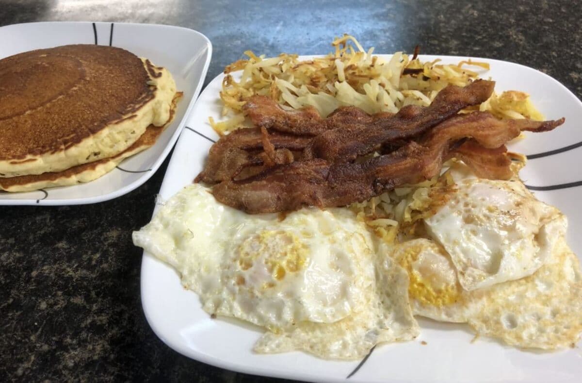 The Alley Oop breakfast plate